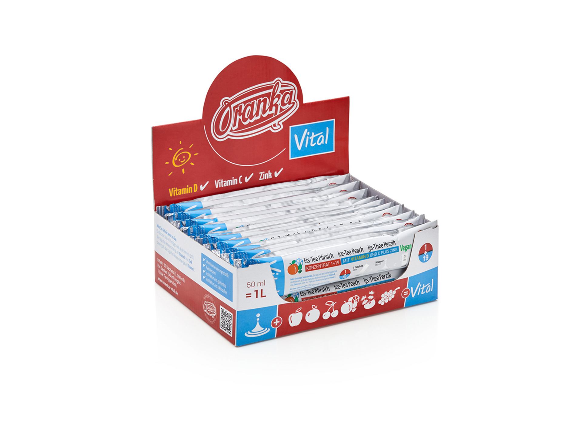 Eis-Tee Pfirsich Vital Sachet