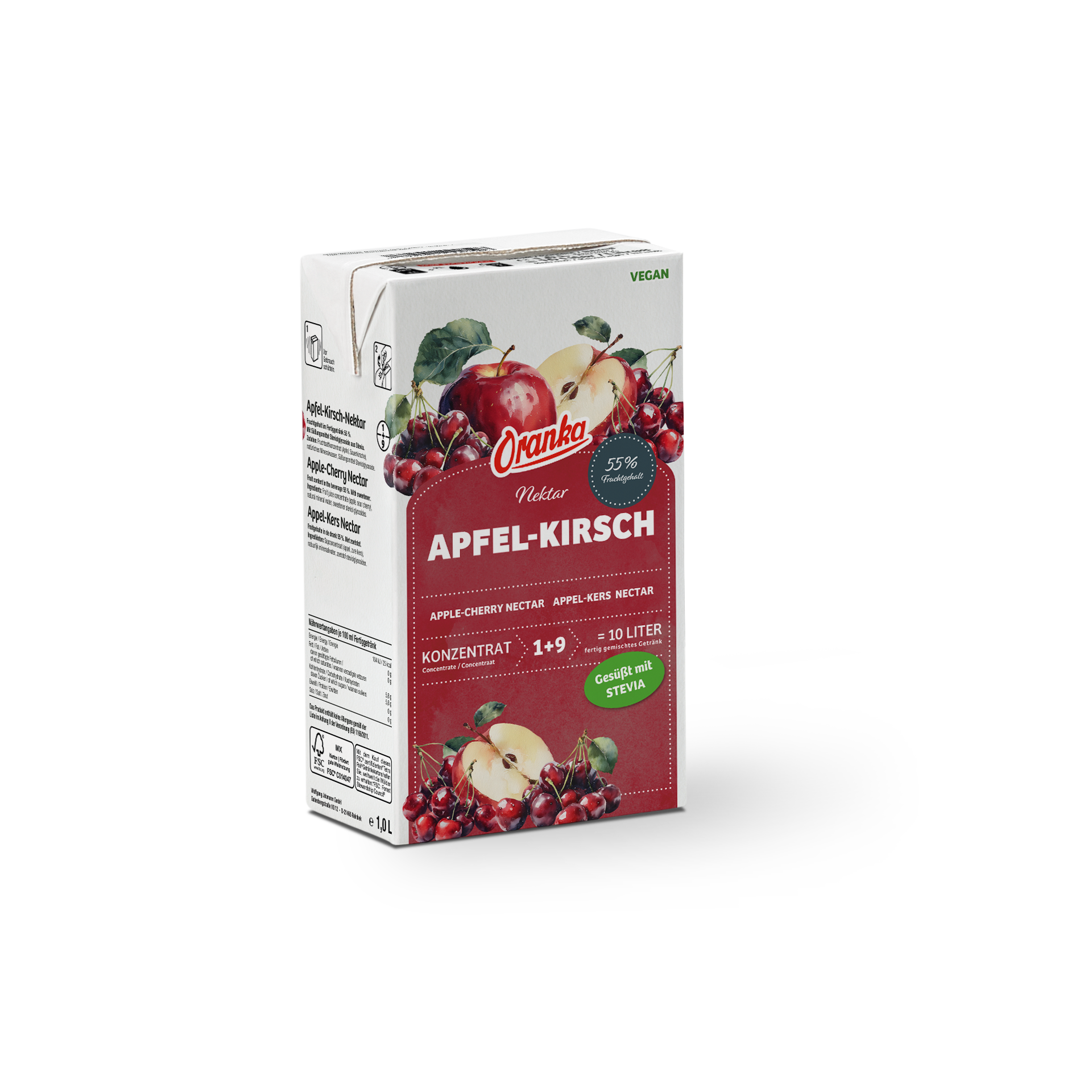 Apfel-Kirsch (Stevia)