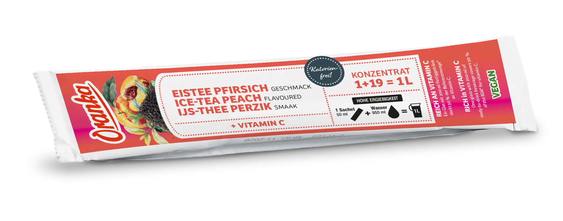 Eis-Tee Pfirsich Sachet
