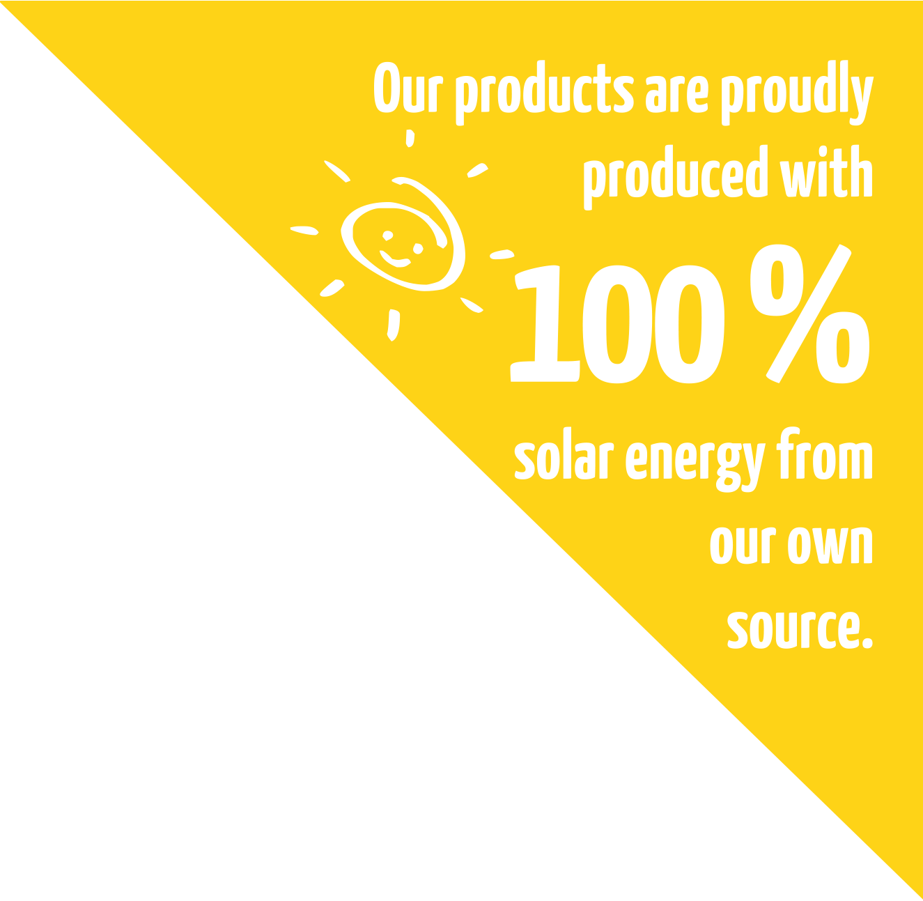 100 % solar power