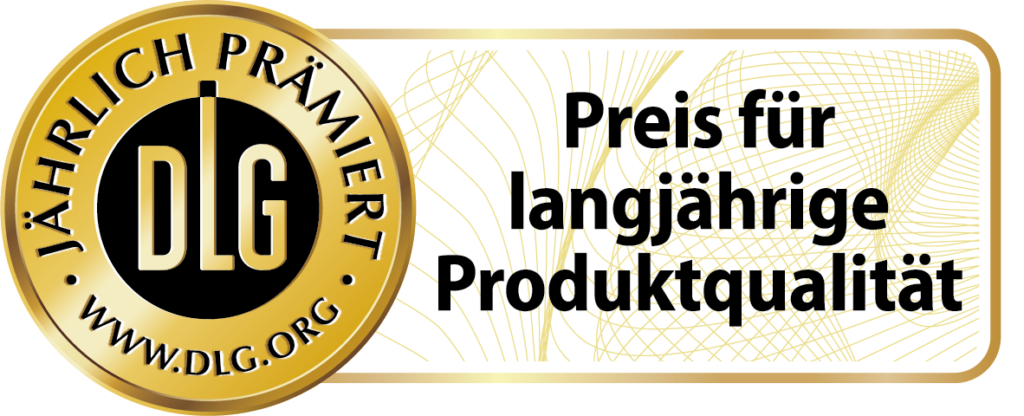 DLG-Medaille - Langjährige Produktqualität